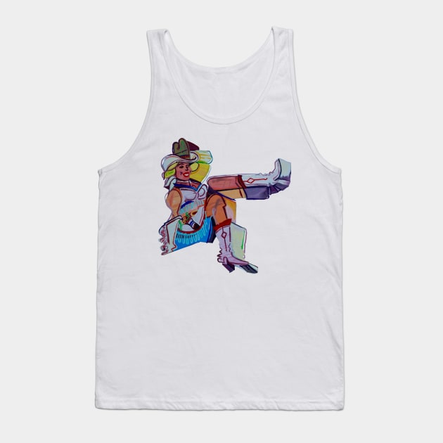 Vegas Cowgirl Tank Top by SPINADELIC